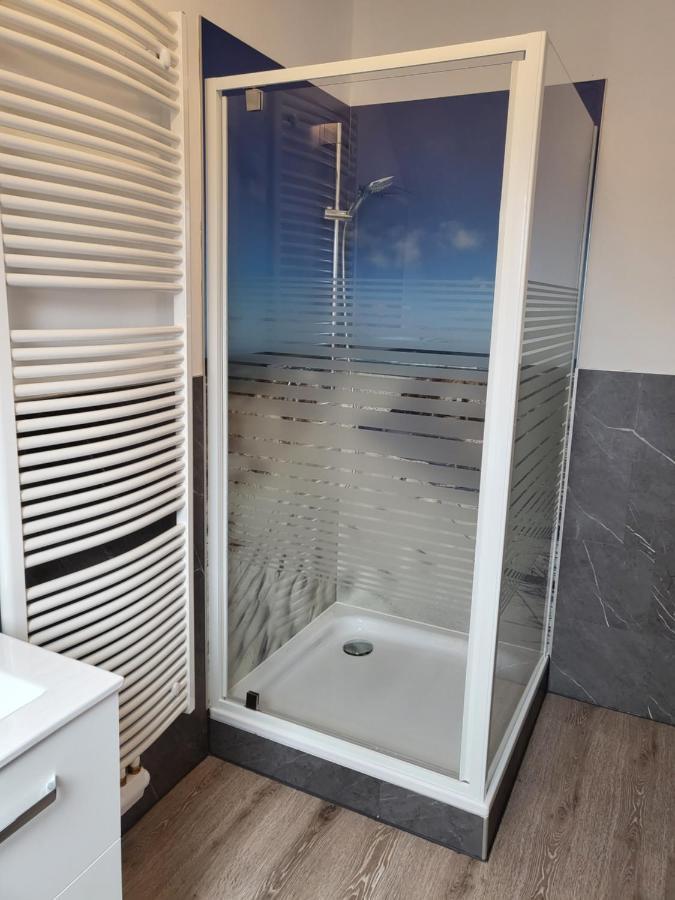 شقة Urlaub Im Blauen Haus Sehestedt  المظهر الخارجي الصورة