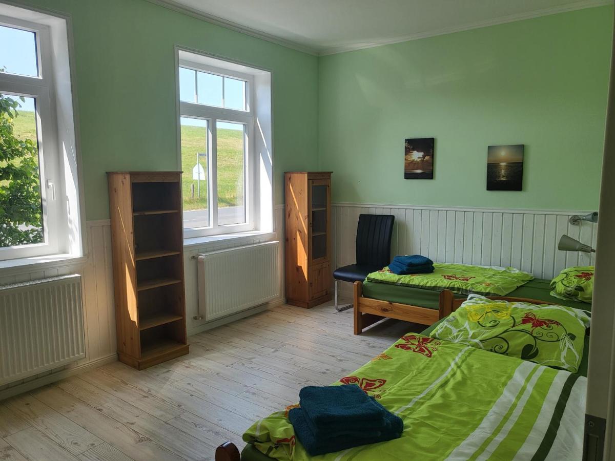 شقة Urlaub Im Blauen Haus Sehestedt  المظهر الخارجي الصورة